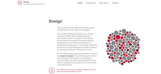 The image shows the homepage of the web portal.